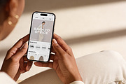Hand Held Creamy Devices Mockups, a Device Mockup by Dikarte.Store (Thumbnail 5 of 10)