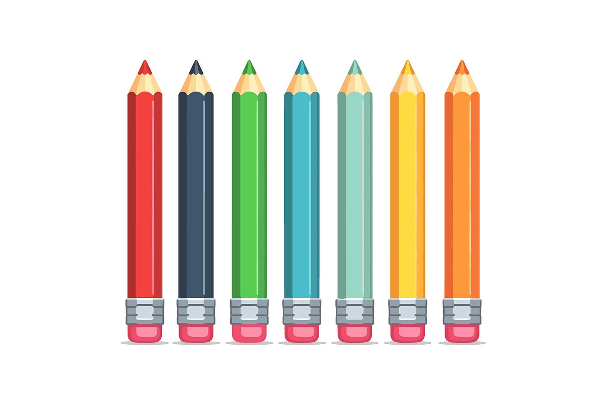Cassie the Colorful Crayon & School, an Object Graphic by yasushie (Photo 5 of 13)