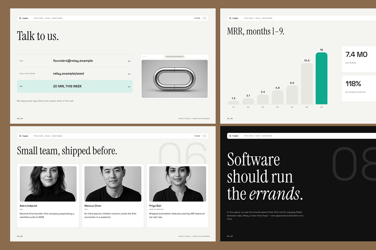 Toggle - SaaS Pitch Deck Template, a Presentation Template by xStudio (Photo 4 of 5)