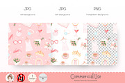 Bridal Shower Seamless Pattern, a Pattern Graphic by Chonnieartwork (Thumbnail 3 of 5)