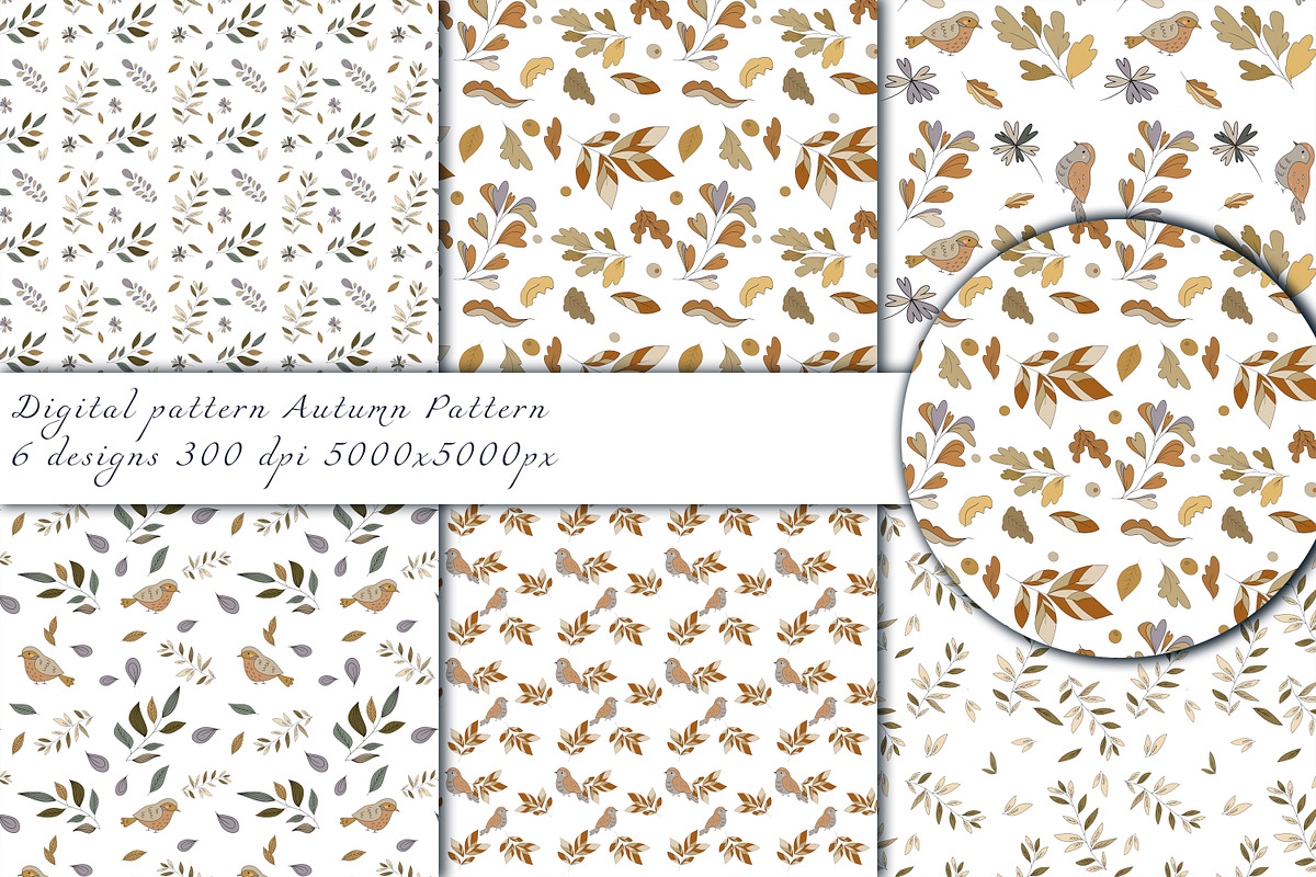 Autumn Pattern, a Pattern Graphic by ArtOfSoul (Photo 1 of 4)