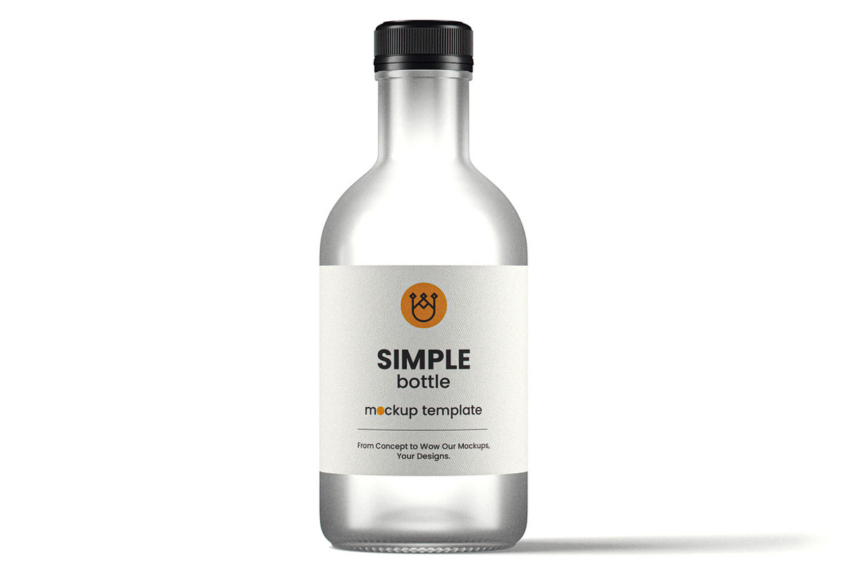 Glass Stout Sauce Bottle Mockup Pack, a Packaging Mockup by Designer Dude (Photo 4 of 6)