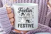 Feelin' Festive Christmas PNG, a Seasonal Illustration by DreamCafeArt (Thumbnail 7 of 7)
