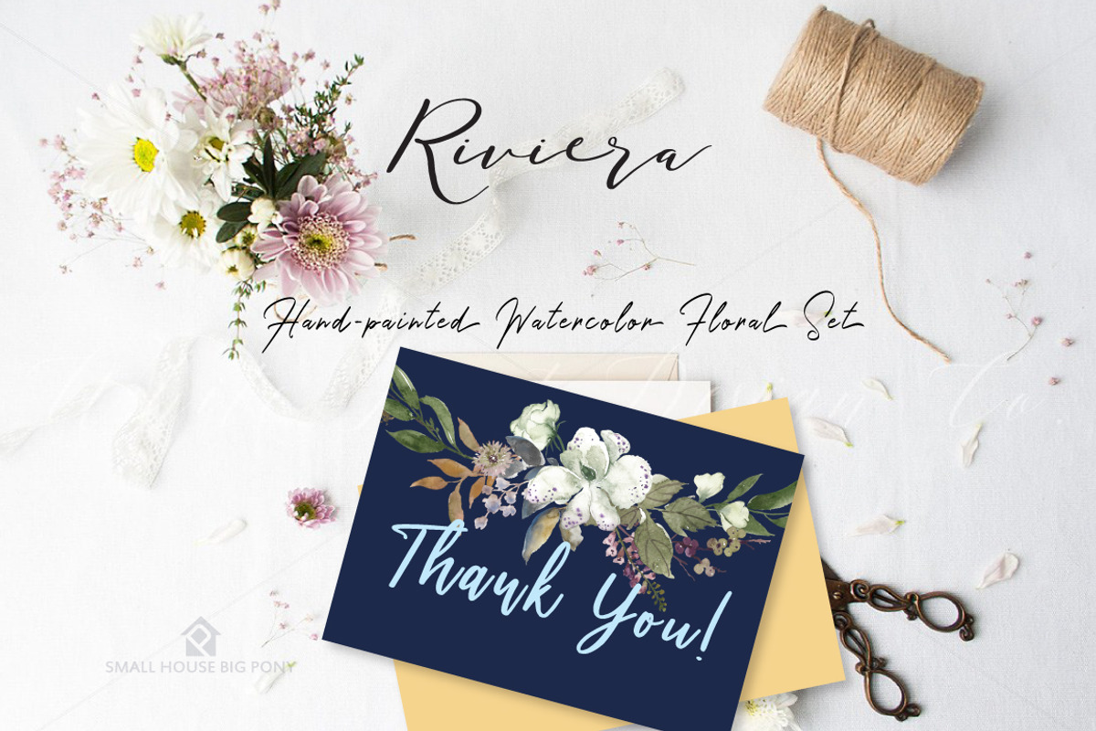Riviera - Hand-painted Watercolor, an Illustration by SmallHouseBigPony (Photo 11 of 11)