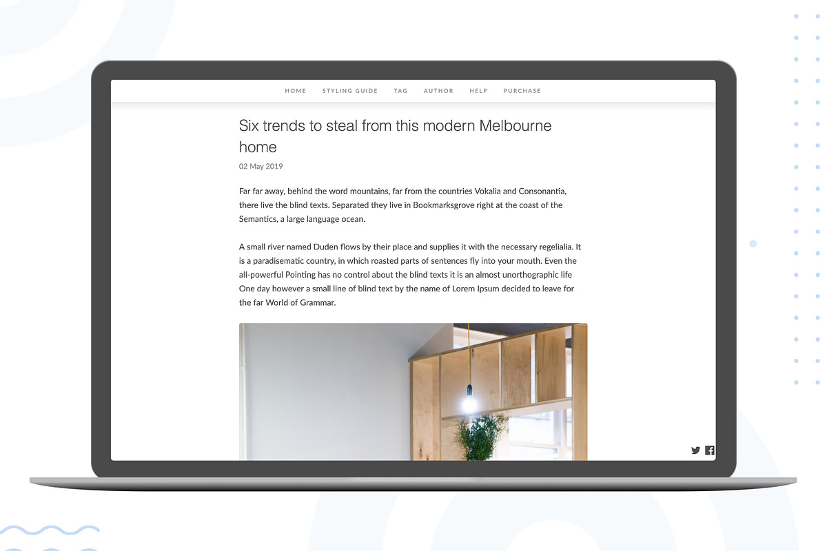 Sublime – Ghost Blogging Theme, a Websites & App Template by Stylesheets.dev (Photo 6 of 7)