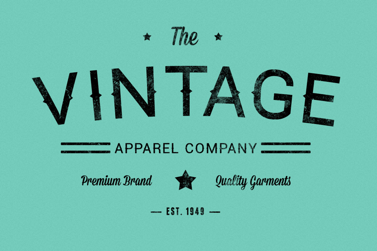 Hammer Font - Vintage Display Font preview 3
