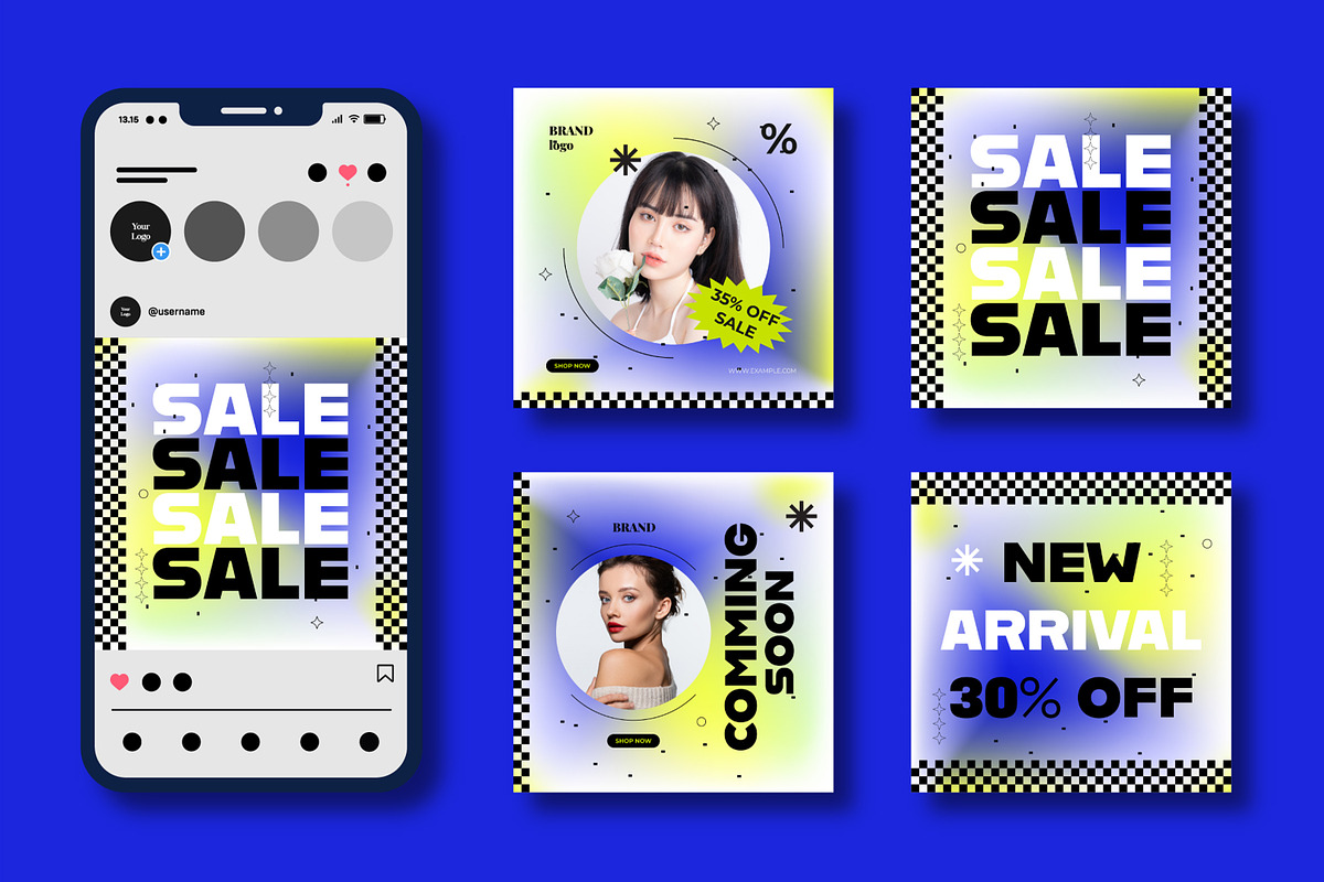 Stylish Fashion Social Media Post, a Social Media Template by MightyDesign (Photo 2 of 7)