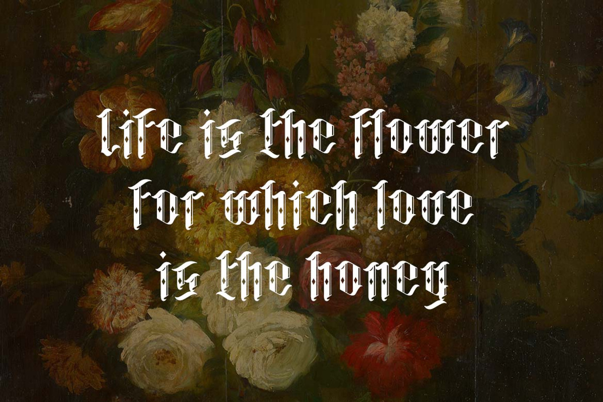 Nightshade Blackletter Font, a Blackletter Font by UICreative (Photo 12 of 13)