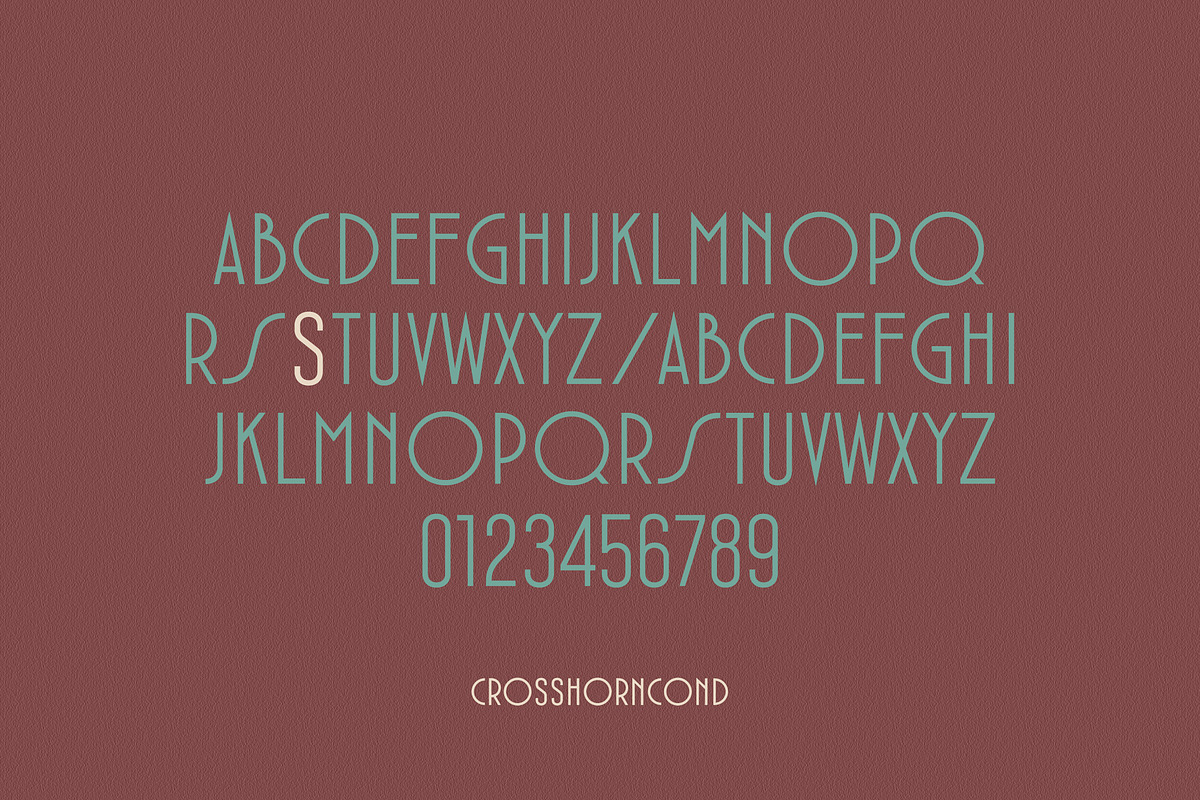CROSSHORN, a Sans Serif Font by OWL KING (Photo 4 of 12)