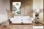 Mountain Landscape Print Wall Art, a Poster Template by MagicLove Creations (Thumbnail 2 of 8)