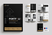 Architecture Portfolio Template, a Brochure Template by Cleffon_Graphic_Studio (Thumbnail 1 of 9)
