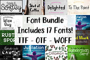 Font Bundle Set of TTF OTF WOFF File, a Sans Serif Font by SavanasDesign (Thumbnail 1 of 10)
