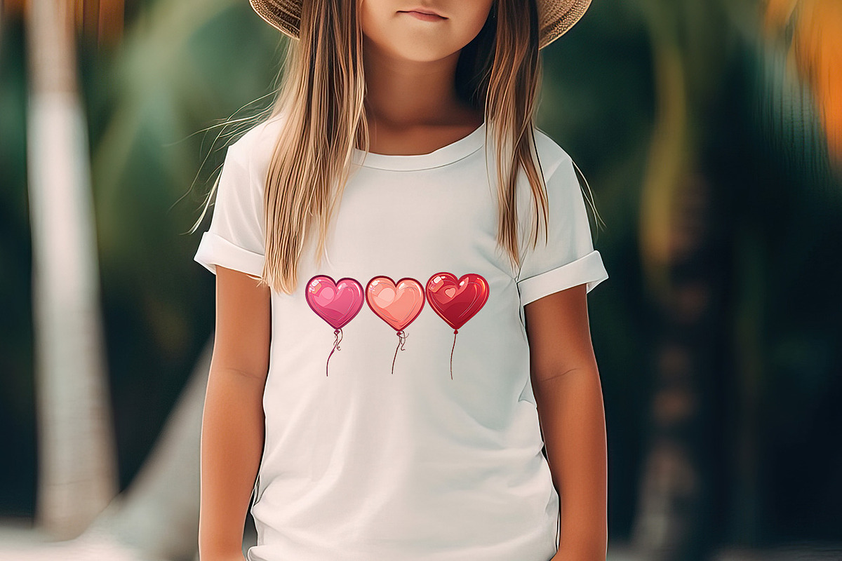 Hearts Clipart Sublimation Design, a Decorative Illustration by VetalStock (Photo 5 of 5)