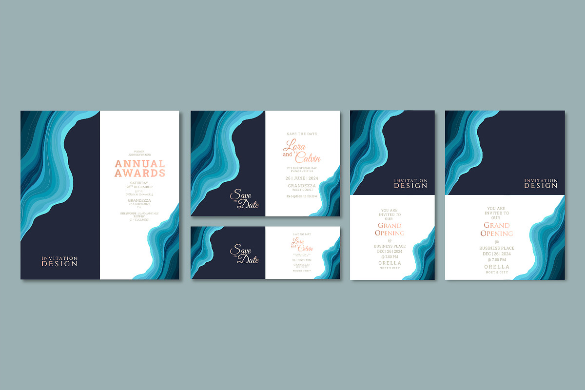 175+ Abstract Vector Invitations, an Invitation Template by M6 Gallery (Photo 62 of 126)