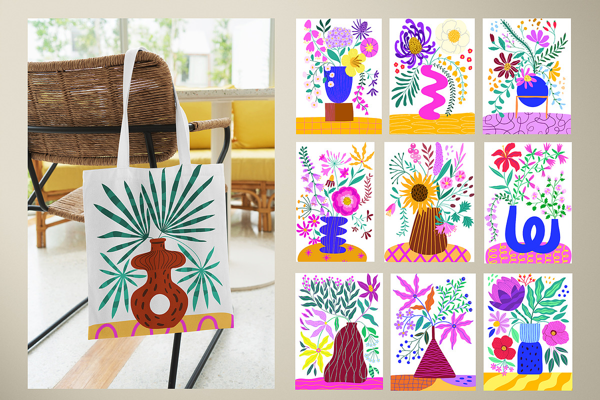 Bold Floral Illustration, a Decorative Illustration by OxanaTally (Photo 8 of 10)