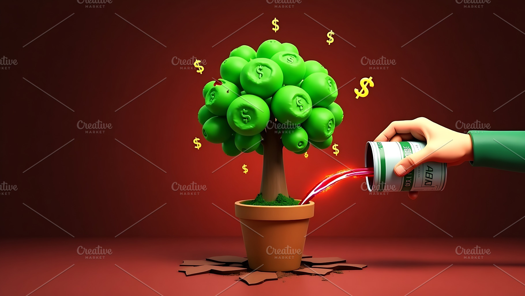 Money tree investment concept growin, a Business Photo by Artonix