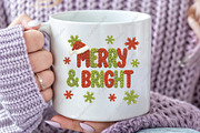 Merry and Bright Png Yarn Christmas, an Illustration by CraftArtStudio (Thumbnail 2 of 4)