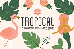 Tropical Vector Icon Collection