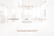 Slavina Script, a Script Font by khurasan (Thumbnail 11 of 13)