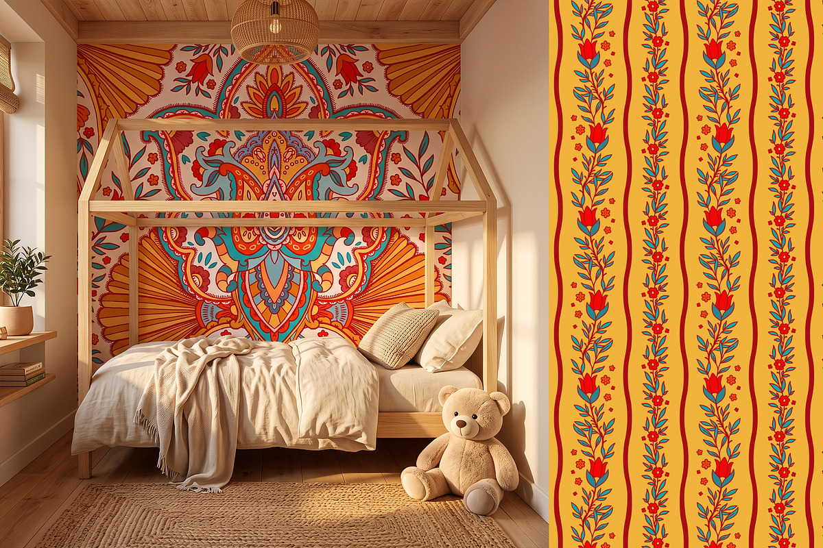 Vintage Boho & Folk Patterns, a Pattern Graphic by Sonulkaster (Photo 8 of 12)