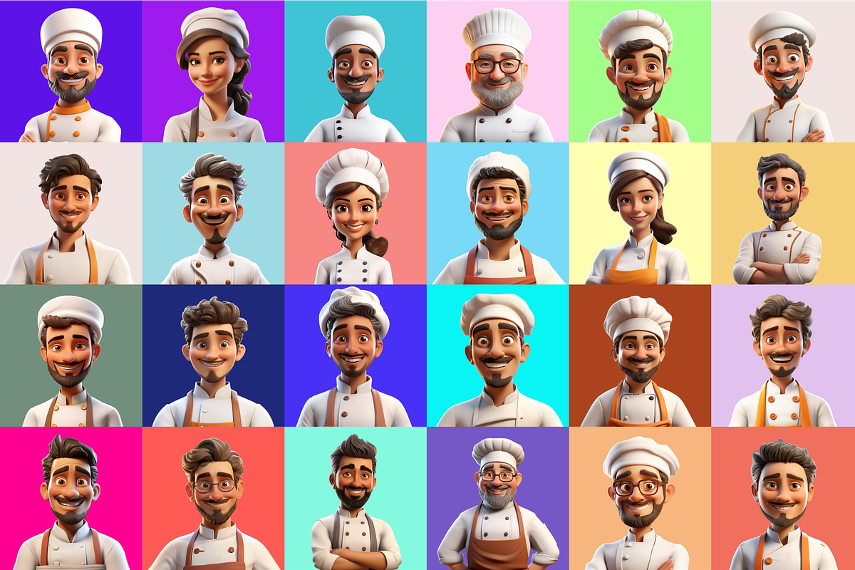 Chef Characters, a Characters & Person 3D Model by Digital Blood (Photo 9 of 11)