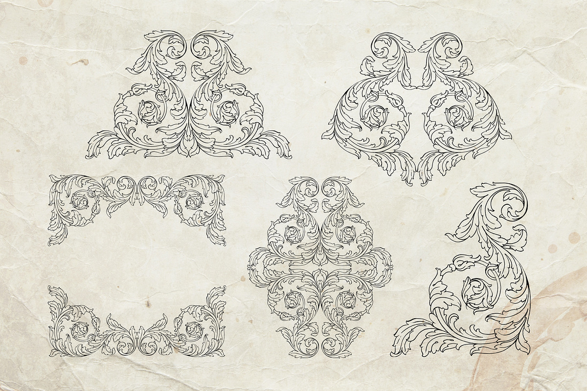 Ornament elements for decorate, a Decorative Illustration by Samira (Photo 2 of 6)