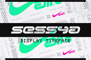 Sessya — Futuristic Sci-Fi Typeface