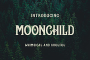 Moonchild | A Celestial Display Font, a Handwritten Font by Creative Wannabe (Thumbnail 1 of 5)