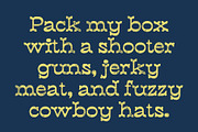 CS Mexico Stamp, a Serif Font by Craft Supply Co. (Thumbnail 6 of 8)