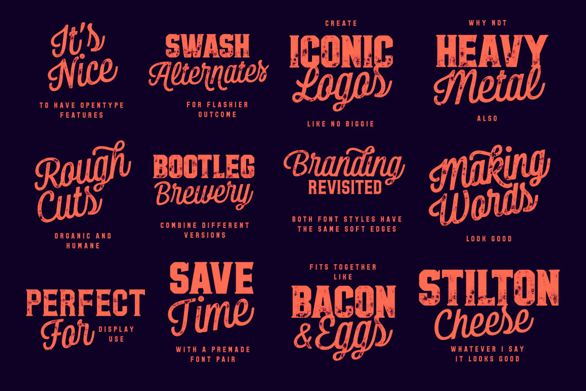 Bolton Font Pack -25% off sale preview 2