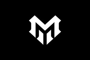 Sport M Letter Logo Template