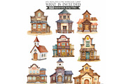Watercolor Cowboy Clipart Bundle, an Illustration by CharmClipart (Thumbnail 10 of 10)