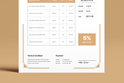 Restaurant Invoice Template, a Stationery Template by MightyDesign (Thumbnail 5 of 8)