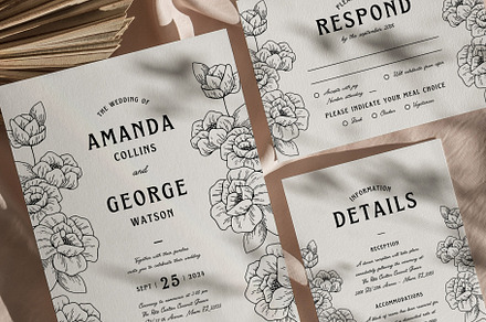 Vintage Invitation Canva Template