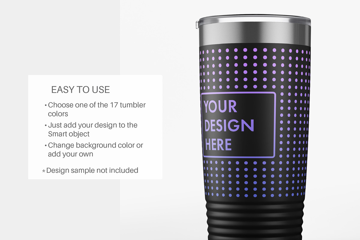 20oz Tumbler Video Mockup, a Cups & Container Mockup by MockupsBox (Photo 4 of 9)