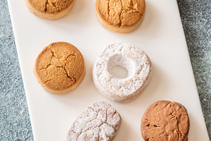 Spanish polvorones cookies, a Food & Drink Photo by Alexander Prokopenko