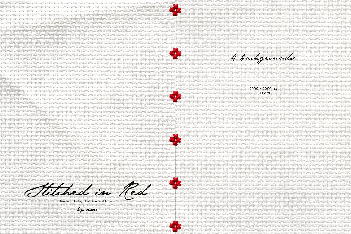 Stitched in Red Elements, an Object Graphic by Purple (Photo 15 of 17)