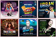 150 Night Club Flyer Bundle, a Flyer Template by AfzaalGraphics (Thumbnail 26 of 27)