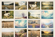 Vintage Landscapes Prints Bundle, a Background Graphic by Artemsky (Thumbnail 8 of 10)