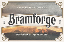 Bramforge - Display Serif Typeface