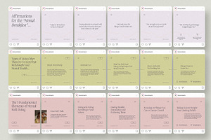 Mental Health Carousels For Insta