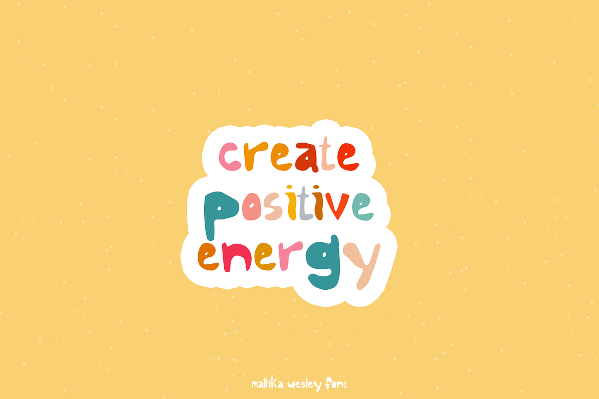 Mallika Wesley - Playful Font, a Handwritten Font by madeDeduk (Photo 15 of 15)