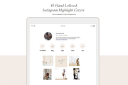45 Hand Lettered IG Highlight Covers, a Social Media Template by The Brand Pub (Thumbnail 2 of 3)