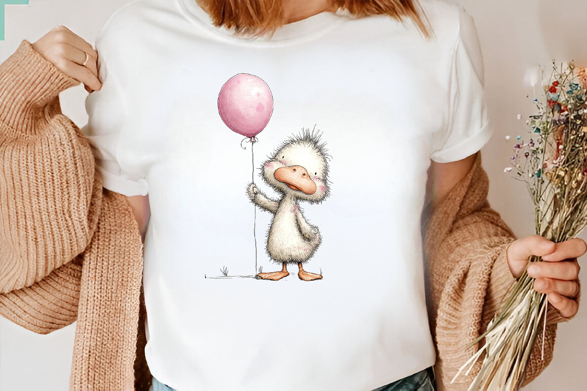 Whimsical Summer Beach Duck Clipart, an Illustration by CreationArt (Photo 4 of 7)