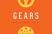Gears - Vector Set, an Object Graphic by Prixel Creative (Thumbnail 1 of 5)