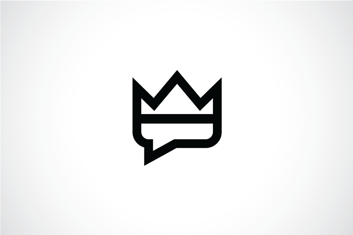Chat King Logo Template, a Branding & Logo Template by Heavtryq Design
