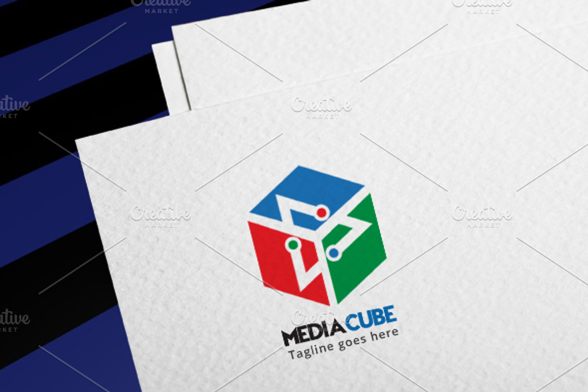 Media Cube, a Branding & Logo Template by da_only_aan (Photo 1 of 2)