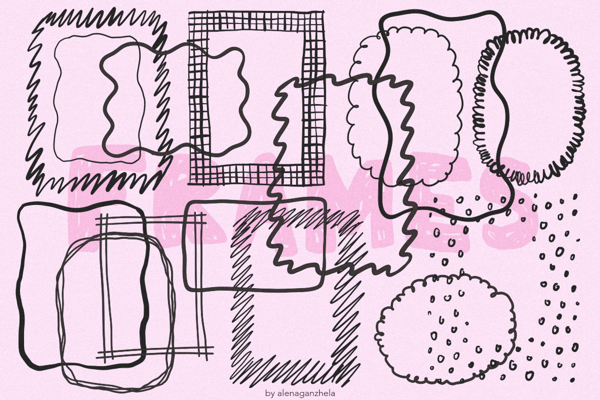 Lazy Crunch - playful font duo, a Handwritten Font by alenaganzhela (Photo 9 of 12)
