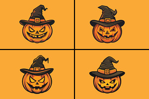 Sinister Halloween Logos