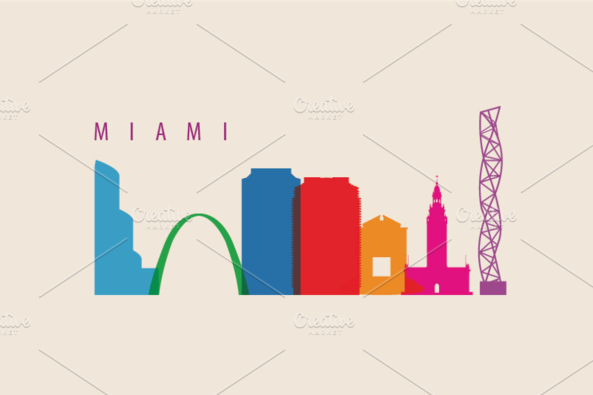 USA Cities Landmarks, an Illustration by IB (Photo 3 of 5)